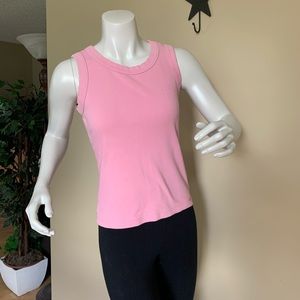 2/$20 Esprit Pink Sleeveless Tank Crop Top